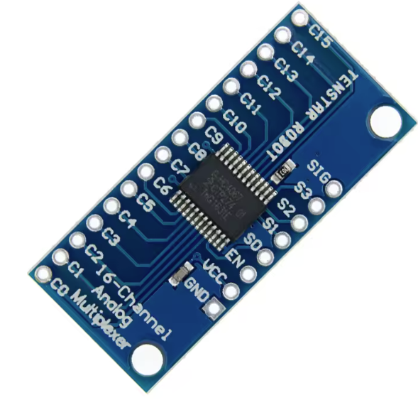Multiplexor de entradas analógicas CH74HC4067