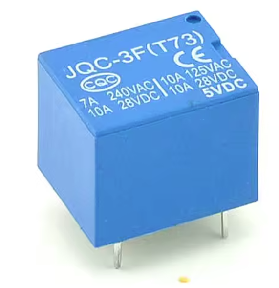 Relé 5 VDC - JQC-3F