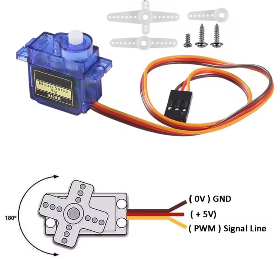Servomotor SG90 - 180 grados