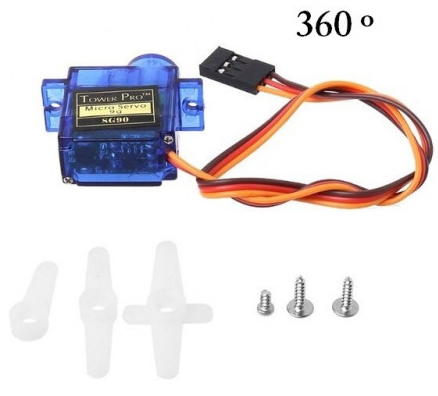 Servomotor SG90 - 360 grados