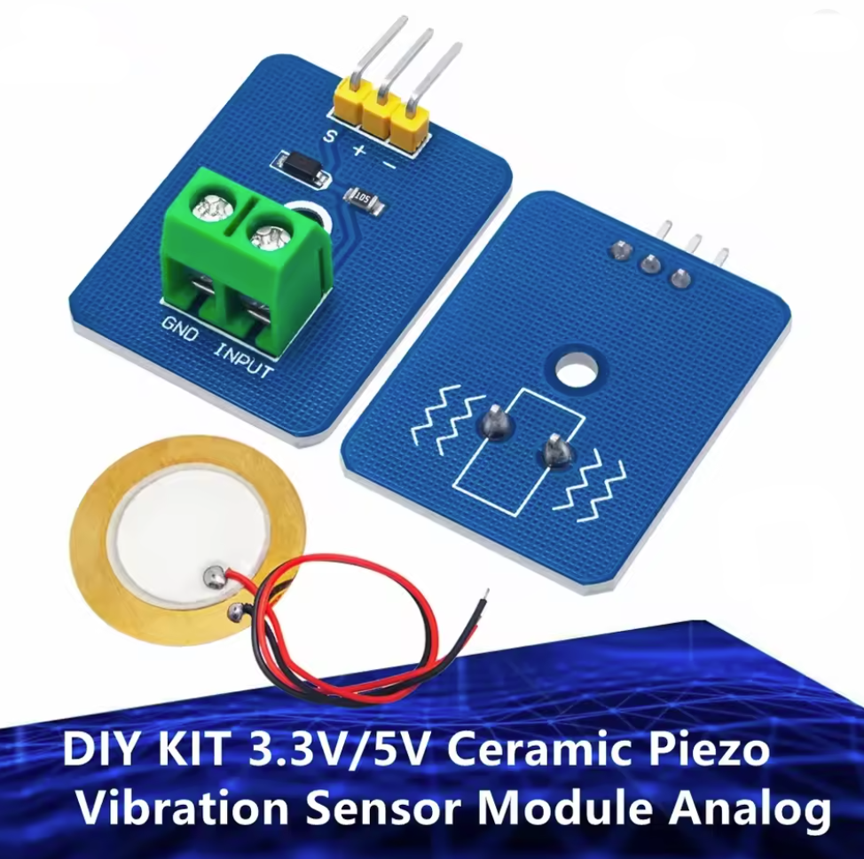 Sensor de vibración piezoeléctrico