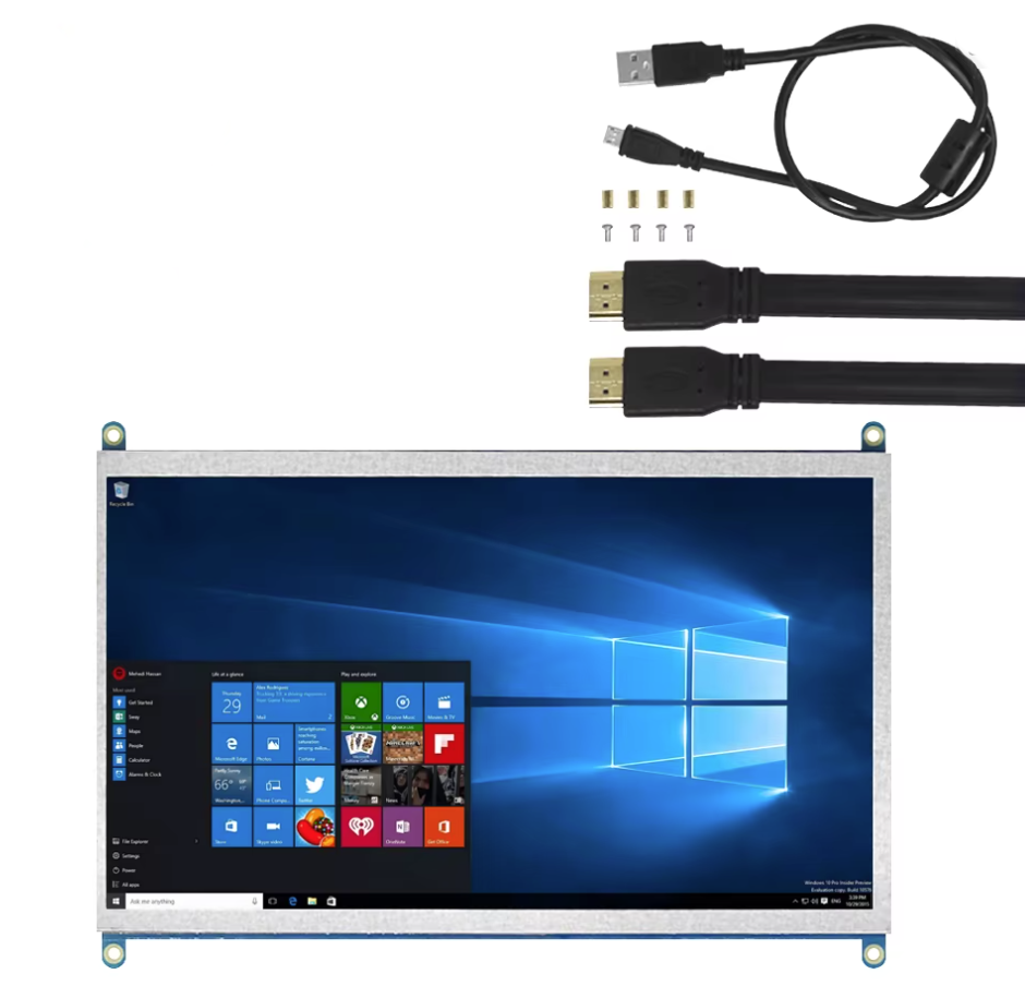 Pantalla táctil de 10,1 pulgadas conexión HDMI