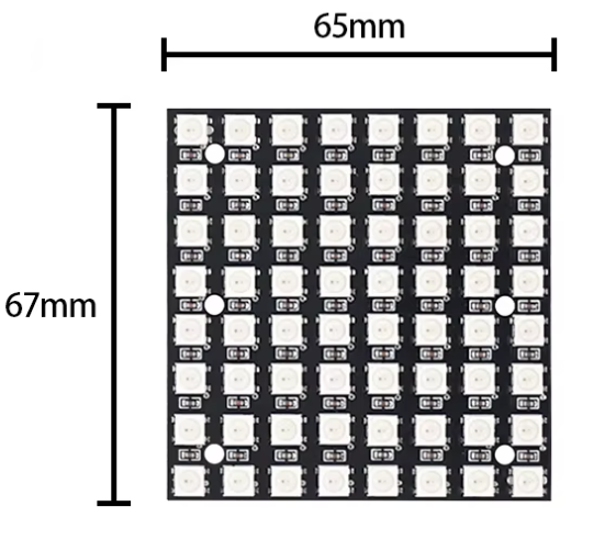 Matriz de 8x8 Led WS2812