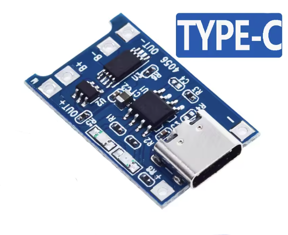 Módulo 03962A Cargador de batería litio TP4056 - USB C