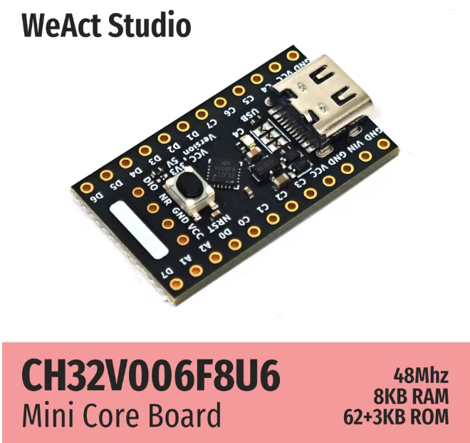 Microcontrolador CH32V006F8U6